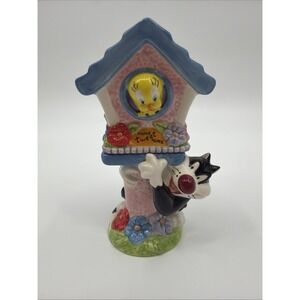 Gibson Looney Tunes Home Tweet Salt Pepper Shakers Tweety Bird Sylvester VTG